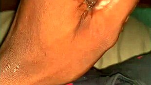 Early morning passion with a massive ebony shaft