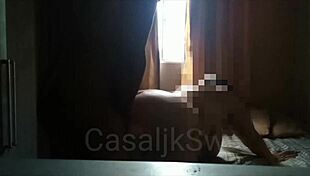 Chubby Wife Enjoys Intimate Moment With Her Husband