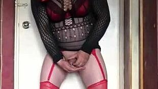 i licked my own cum off my hand as a shy bisexual crossdresser