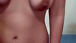 Shaved Latina Teen's Big Nipples Tease in Lingerie Before Swing House Fun!