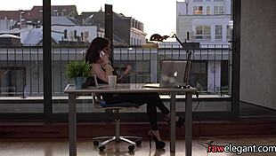 Elegant Milf in POV Doggystyle with European Interracial Partner