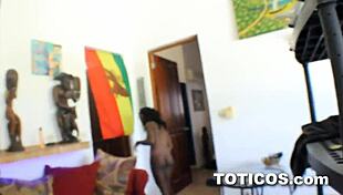 19yo Sexy Black Chick With Big Ass Titties Gets Fucked