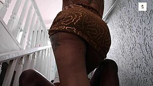 waiting on her steps for makeup sex pov without condom