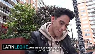 omg i’m only 18 and takin cock from behind first time - latin leche