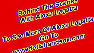 Behind the scenes with petite amateur Alexa Lagatta at college