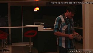 nerdy teen with glasses tries something new for the first time