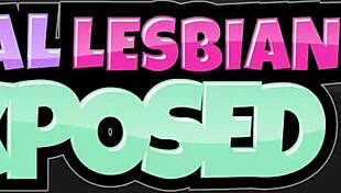 Two brunettes in lingerie enjoy lesbian dildo scene on bed