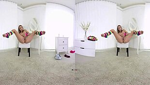 Is this hot teen 18+ ready for virtual reality?