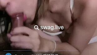 daring deepthroat show on asian webcam