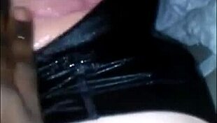 Interracial Couple's Squirting Orgasm from Fingering in Car