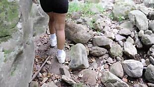 i go with my stepsister to the river to cool off from the heat and she gives me a nice blowjob, like wow!!