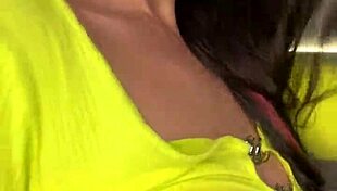 Hot Webstripper Lis XXX Rips Clothes to Show Natural Tits and Boobs