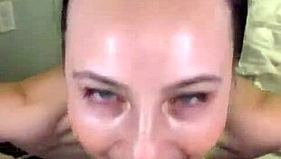 who is this girl sucking cock deep?