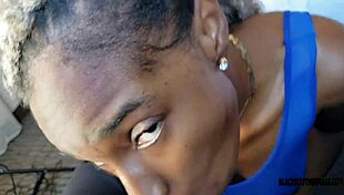 Slim P West's Cute Amateur Blowjob in Lingerie Ends with Cumshot