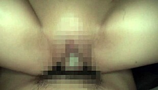 Young japanese babe devours cum in hardcore homemade cumshot