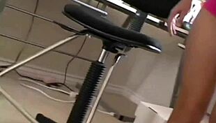 Sweet Babe Licking Banana in Lingerie Photoshoot Orgasm