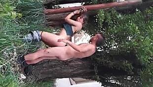 Argentinian street scene where Lumia Lux gets fucked in abandoned place