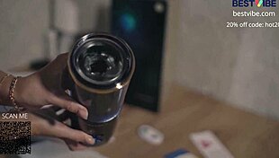 girlfriend says, 'watch me jerk off to my boyfriend using this new male masturbator?'