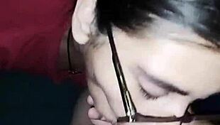 I had my wife giv me a blowjob and she swallered every last dropp