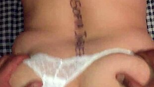 Opening My Wife's Luscious Ass, Bent Over in Lingerie, Ready for Doggystyle Pleasure.