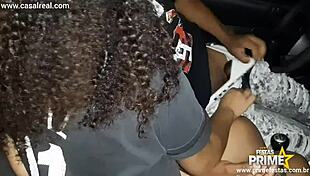 Detailed Scene of Jessyca Arantes, an 18-Year-Old Teen, Getting Fucked in the Car Before Entering the Hotel Due to Intense Desire