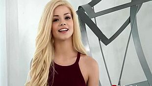 Elsa Jean bends over big ass for audition