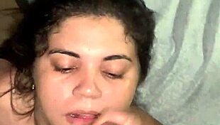 I feel the orgasm building as the brunette takes it in her mouth