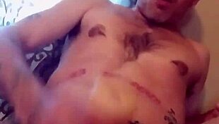 Fucking my toy butthole with tattooed punk