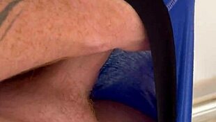 Moaning Maledom Strokes Monster Thick Cock in Shower Until Explosive Cum