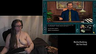 scarlet gets naked for hand play part 4 😏