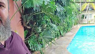 it's the weekend with hot latinas polly petrova and rachell miranda getting wild outdoors with higor negrao and big bambu