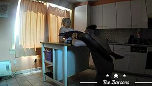 I Fucked The Blonde Cleaning Lady Again And Came On Her Big Tits