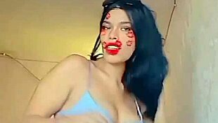 I'm feeling really hot and sexy as a cute person on this webcam, what should I do?