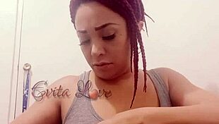 Milf bound in bondage, natural tits teased and loved intensely