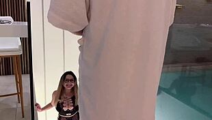 rafaella denardin gave her ass to the client