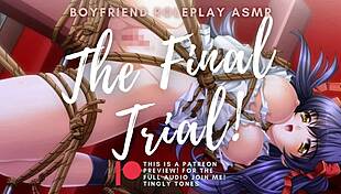 Kinky couple explores final trial with male ASMR voice audio