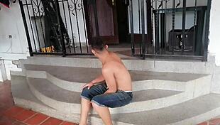 Latina woman encounters a stranger in a taboo adventure