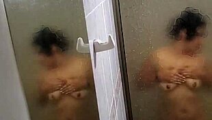 Hidden camera catches bathroom activity in vertical view