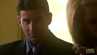 Dark Haired Milf Mounts Pussy On Hard Cock Doggystyle