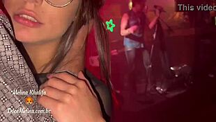 Mel Khalifa Almost Naked at the Party