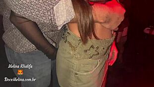 Mel Khalifa Almost Naked at the Party