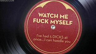 Feeling The Hot Cum On My Tits Before I Pleasure Myself With My Dildo