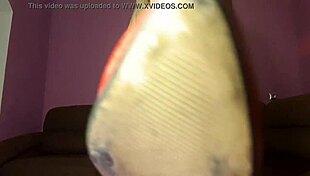 i turned him into a footstool under the floor, blonde femdom style