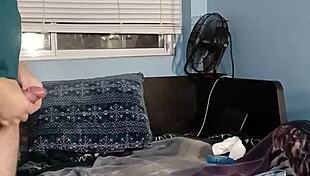 The good puppy plays with his cock repeatedly