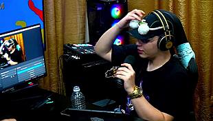 Tattooed Emy in Sheer Red Podcast