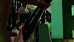 latex group in matrix style with subtle touches and banging vibes