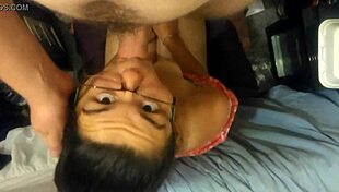 Bold blowjob with intense sucking and cumshot