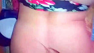 this mature woman masturbates her pussy in a homemade video