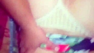 this mature woman masturbates her pussy in a homemade video