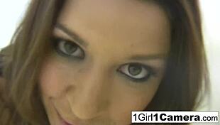 Ann Marie Rios Teases Her Pussy Close Up